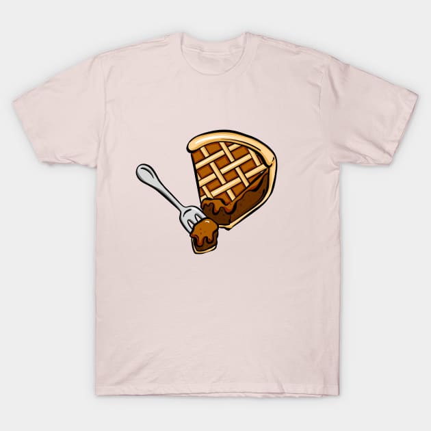 Chocolate Sweet Pie Cake T-Shirt by Squeeb Creative